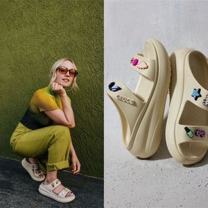 Crocs Classic Crush Futuristic Bubble Sandals